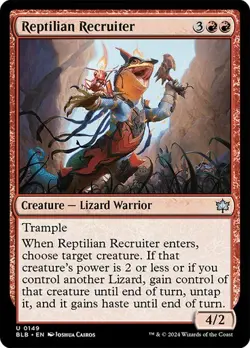 Reptilian Recruiter Bloomburrow MTG Magic - Image 1