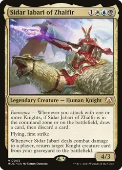 Sidar Jabari of Zhalfir Commander: March of the Machine MTG Magic - Image 1