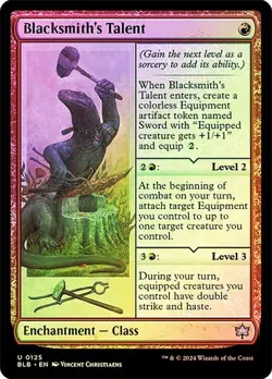 Blacksmith's Talent Bloomburrow Foil MTG Magic - Image 1