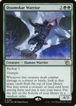 Doomskar Warrior March of the Machine MTG Magic - Image 1
