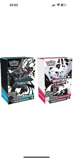 Pokemon Black Bolt and White Flare Booster Bundle Set of 2 Sealed New - Image 1