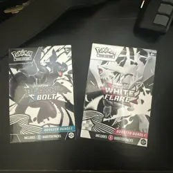 Pokemon Black Bolt and White Flare Booster Bundle Set of 2 Sealed New - Image 1