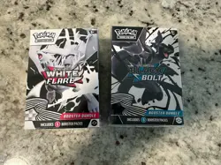 Pokemon Black Bolt and White Flare Booster Bundle Set of 2 Sealed New - Image 1