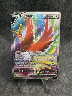 Ho-Oh V (Full Art) Pokemon TCG SWSH12: Silver Tempest 187/195 Ultra Rare MP - Image 1