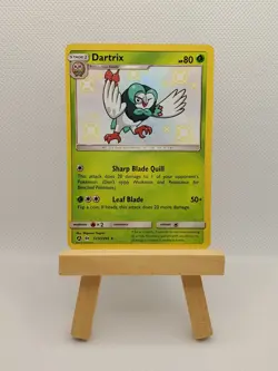 Pokemon TCG Dartrix SV3/SV94 Shiny Holo Rare Hidden Fates NM/M Pack Fresh - Image 1
