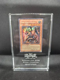 YuGiOh! TCG Des Volstgalph PTI-EN002 Limited Edition Summer Cup 2008 Store Champ - Image 1