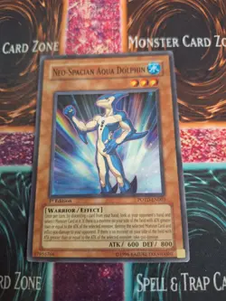 Yugioh Neo-Spacian Aqua Dolphin POTD-EN003 Super Rare 1st Edition NM/LP - Image 1