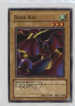 Dark Bat Unlimited YuGiOh Pharaoh's Servant #PSV-058 2002 - Image 1
