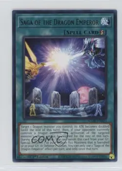 Saga of the Dragon Emperor 1st Ed. YuGiOh Maze Memories #MAZE-EN023 - Image 1