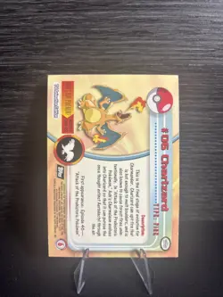 Charizard Topps Chrome Pokemon Card 2000 #6 LP - Image 2
