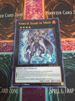 Yugioh Number 60: Dugares the Timeless BLHR-EN028 Ultra Rare 1st Edition NM - Image 1