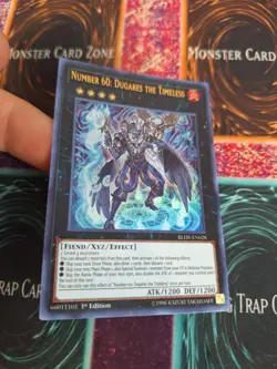 Yugioh Number 60: Dugares the Timeless BLHR-EN028 Ultra Rare 1st Edition NM - Image 2
