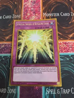 Yugioh Spiritual Swords of Revealing Light MVP1-ENG31 Gold Rare 1st Edition NM - Image 1