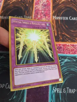 Yugioh Spiritual Swords of Revealing Light MVP1-ENG31 Gold Rare 1st Edition NM - Image 2