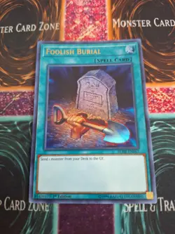 Yugioh Foolish Burial BLHR-EN057 Ultra Rare 1st Edition Near Mint - Image 1