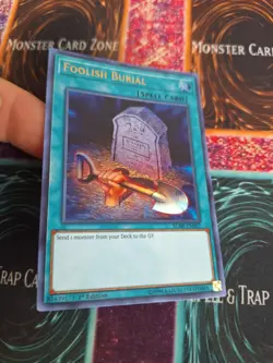 Yugioh Foolish Burial BLHR-EN057 Ultra Rare 1st Edition Near Mint - Image 2
