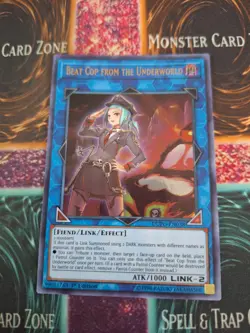 Yugioh Beat Cop from the Underworld DUPO-EN038 Ultra Rare 1st Edition Near Mint - Image 1