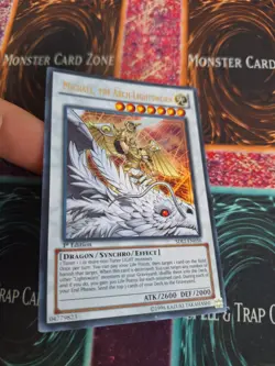 Yugioh Michael, the Arch-Lightsworn SDLI-EN036 Ultra Rare 1st Edition Near Mint - Image 2