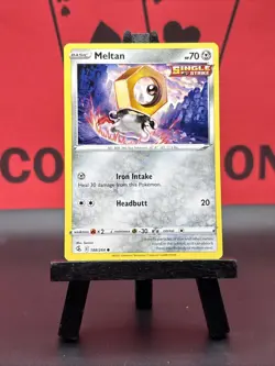 Meltan 188/264 Fusion Strike Pokemon TCG Regular Common 2021 NM - Image 2