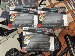 Pokemon Black Bolt & White Flare Unova Victini Illustration Collection Box x 3 - Image 2
