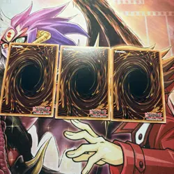 Yugioh! Playset 3x Fusion Deployment Secret Rare RA02-EN065 1st Edition - ENG - Image 2