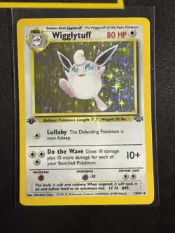 Wigglytuff 16/64 - 1st Edition Holo - Jungle Set - 1999 Pokemon Card - Image 1