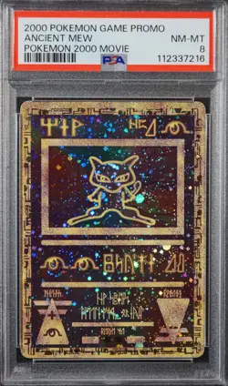 2000 Pokemon Ancient Mew PSA 8 NM-MT Pokemon Movie Game Promo Double Holo Card - Image 3