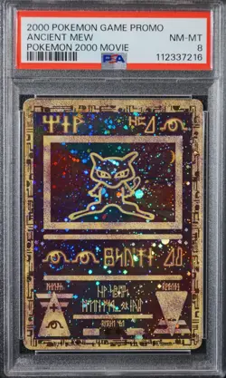 2000 Pokemon Ancient Mew PSA 8 NM-MT Pokemon Movie Game Promo Double Holo Card - Image 5
