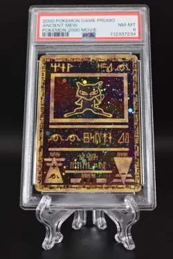 2000 Pokemon Ancient Mew PSA 8 NM-MT Pokemon Movie Game Promo Double Holo Card - Image 4