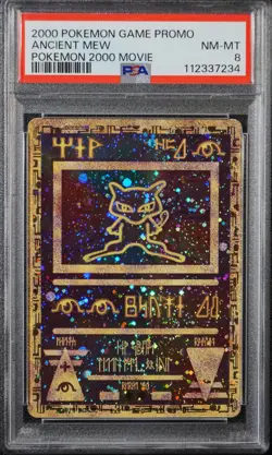 2000 Pokemon Ancient Mew PSA 8 NM-MT Pokemon Movie Game Promo Double Holo Card - Image 5