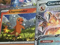 Pokemon Charizard ex Special Collection Box 2025 Charmander 🔥swirl🔥 Promo Card - Image 3