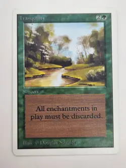 Tranquility Unlimited NM Green Sorcery Common MAGIC THE GATHERING MTG CARD - Image 1