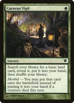 Foil Caravan Vigil - Innistrad | MTG Card - Image 1