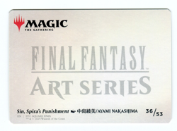 Sin Spira's Punishment Art Card NM #36/53 Art Card Final Fantasy FIN MTG AAFIN - Image 2