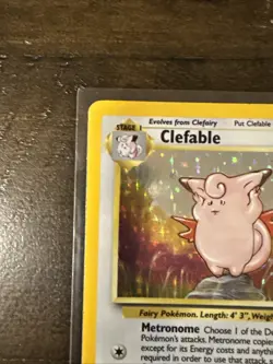 Pokemon TCG English NM Clefable 1/64 Jungle Holo Rare Vintage WOTC Card - Image 3