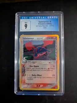 Pokemon TCG Salamence EX Delta Species Holo Rare 14/113 CGC 9 Graded Card NM/MT - Image 1