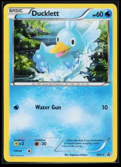 Ducklett BW17 Promo Black and White Promos Pokemon Card - Image 1
