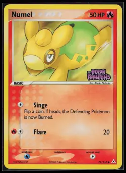 Numel 72/110 Common Holon Phantoms Reverse Holo Pokemon Card - Image 1