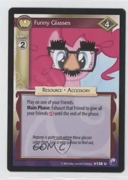 2014 My Little Pony Collectible Card Game - Canterlot Nights Funny Glasses 1i3 - Image 1
