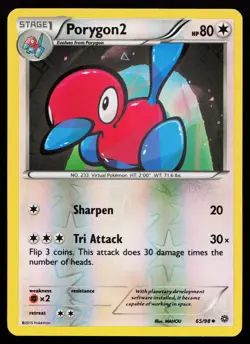 Porygon2 65/98 Uncommon XY - Ancient Origins Reverse Holo Pokemon Card - Image 1