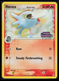 Horsea (Delta Species) 66/110 Holon Phantoms Reverse Holo Pokemon Card - Image 1