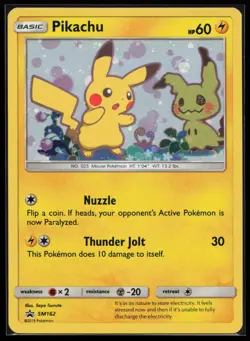Pikachu SM162 Promo SM Promos Pokemon Card - Image 1