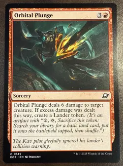 Orbital Plunge - Edge of Eternities - MTG - Image 1