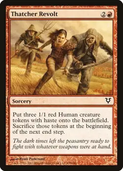 Foil Thatcher Revolt - Avacyn Restored | MTG Card - Image 1