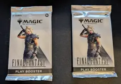 Lot of 2 Magic the Gathering Final Fantasy Play Booster Pack New/ Sealed FF MTG - Image 1