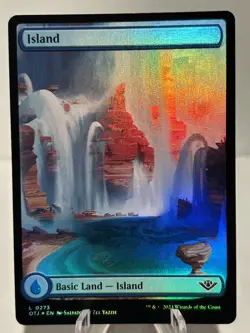 Island (0273) 273 L Outlaws of Thunder Junction FOIL NM MTG - Image 1
