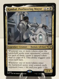 Kambal, Profiteering Mayor 211 R Outlaws of Thunder Junction NM MTG - Image 1