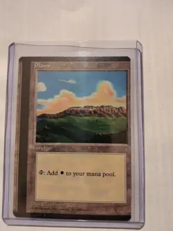 1995 Ice Age Mtg Plains Miscut Mint. Fresh Pulled, Sleeved, Top loader - Image 1