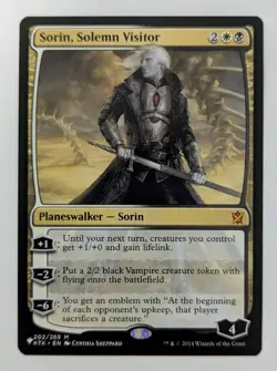 Sorin, Solemn Visitor The List Reprints Regular, NM - MTG - Image 1
