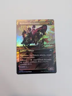 MTG - Rocketeer Boostbuggy (Borderless Foil) - Aetherdrift NM/M Condition - Image 1